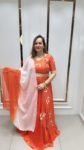 DESIGNER LEHENGA CHOLI ON PURE DOLA SILK