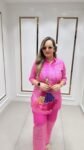Beautiful Cord-Set In Vibrant Pink Color On Cotton