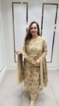 Pretty 3-Piece Set In Warm Golden On Pure Cotton