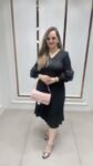 Stylish Bambu Gown In Black Shade On Imported Fabric