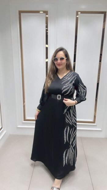 Party wear One Piece in Western Touch On Imported Fabric