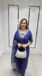 Beautiful Cotton 3-Piece Set In Rich Blue Shade