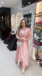 Designer One Piece In Lovely Blush Pink On Pure Chinnon