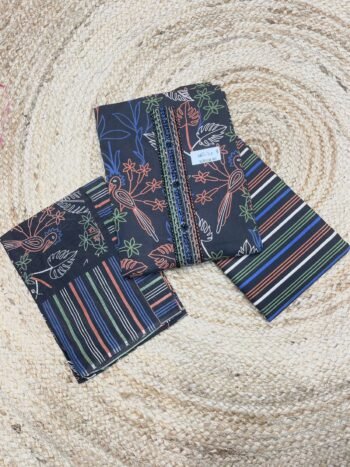 Beautiful Pure Cotton Fabric In Vibrant And Playful Design