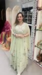 Beautiful three piece set  cap shrug choli with skirt in pure Georgette