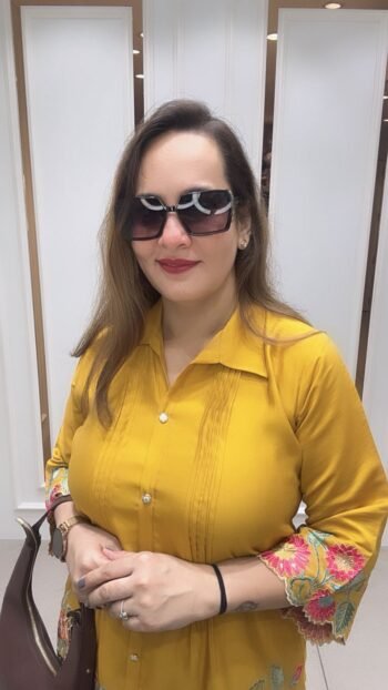 A vibrant yellow, appearing to be made of modal silk fabric with cotton lining .