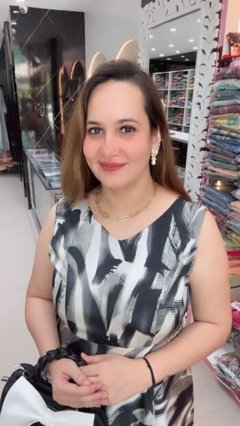 Digital Print Black And White Maxi Dress