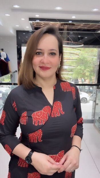 Royal Elephant Print Co-ord Set