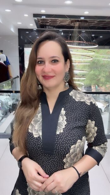 Midnight Bloom Printed Kurta Set