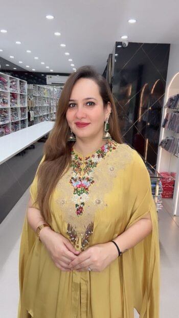Sunshine Drape Kaftan Suit Set