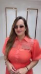 Coral Imported Schiffli Shirt Dress For Women - Richa's Fashion