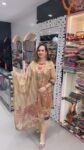 Beige Kalamkari Printed Cotton Kurta Set For Women with Dupatta – Richa’s Fashion