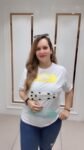 White Imported Graphic Pin Motifs T-Shirt For Women – Bhandari Stationers