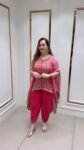 Luxury Hot Pink Embroidered Dhoti Style Suit Set for Women – Richa’s Fashion