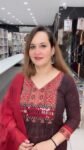 Women’s Designer Maroon Printed Kurta Suit Set with Dupatta – Richa’s Fashion