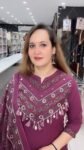 Women’s Festive Purple Straight Kurti Pant Set with Kalamkari Print Dupatta – Richa’s Fashion