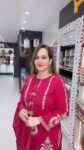 Elegant Rani Pink Embroidered Kurta Pant Set with Designer and Lightweight Chiffon Dupatta - Richa's Fashion