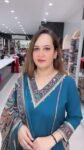 Designer Blue Straight Kurta with Chevron Printed Palazzo Pants and Coordinated Floral Dupatta Set – Richa’s Fashion