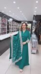 Elegant Teal Green Embroidered Kurta Palazzo Set with Dupatta – Richa’s Fashion
