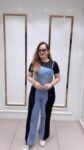 Denim Patchwork Co-Ord Jumpsuit For Women – Richa’s Fashion