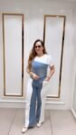 Denim Patchwork Co-Ord Jumpsuit For Women – Richa’s Fashion