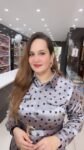 Elegant Grey Polka Dot Midi Shirt Dress with Waist Belt - Richa's Fashion