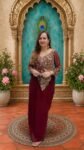 Luxury Designer Embroidered Ready-to-Wear Saree with Heavy Sequins Blouse for Women – Richa’s Fashion