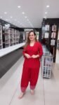 Red Embellished Neckline Kurta with Patiala Bottom Set For Women – Richa’s Fashion