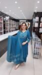 Blue Embroidered Kurta Palazzo Set with Elegant Designer Dupatta For Women – Richa’s Fashion
