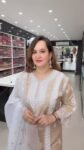 Luxury Beige Embroidered Straight Kurta Pant Set with Designer Dupatta for Women - Richa's Fashion