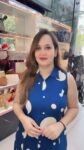 Elegant Navy Blue Polka Dot Sleeveless Shirt Midi Dress for Women - Richa's Fashion