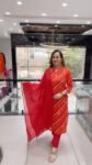 Designer Leheriya Print Straight Kurta Set with Dupatta For Women – Richa’s Fashion