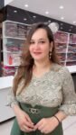 Elegant Sage Green Printed Pleated A-Line Midi Dress with Waist Belt for Women – Richa’s Fashion