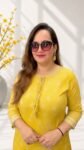 Sunshine Yellow Paisley Printed Straight Kurta with Palazzo Set for Women - Richa's Fashion