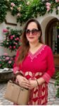 Ruby Geometric Print Straight Kurta Palazzo Set for Women – Richa’s Fashion
